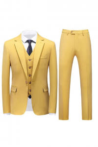 MR10-BEIGESM-YELLOW (PRE-ORDER) Men Suit Rental Malaysia Kuala Lumpur Selangor Petaling Jaya