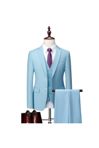 MR11-BEIGE-BLUELT (PREORDER) Men Suit Rental Malaysia Kuala Lumpur Selangor Petaling Jaya