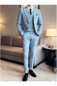 MR45-BLUBABYPAS-1L (2) Formal Men Suit - Malaysia Rental